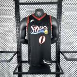 Philadelphia 76ers Retro Black #0 MAXEY 1:1 Quality NBA  Season Jerseys 2026
