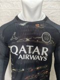 PSG Paris fourth Away Long Player   1:1 Quality Soccer Jersey   25-26