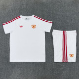 Manchester United  T-shirt  White 1:1 Quality Soccer Jersey  25-26