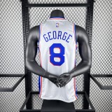 Philadelphia 76ers White #8 GEORGE 1:1 Quality NBA  Season Jerseys 2023