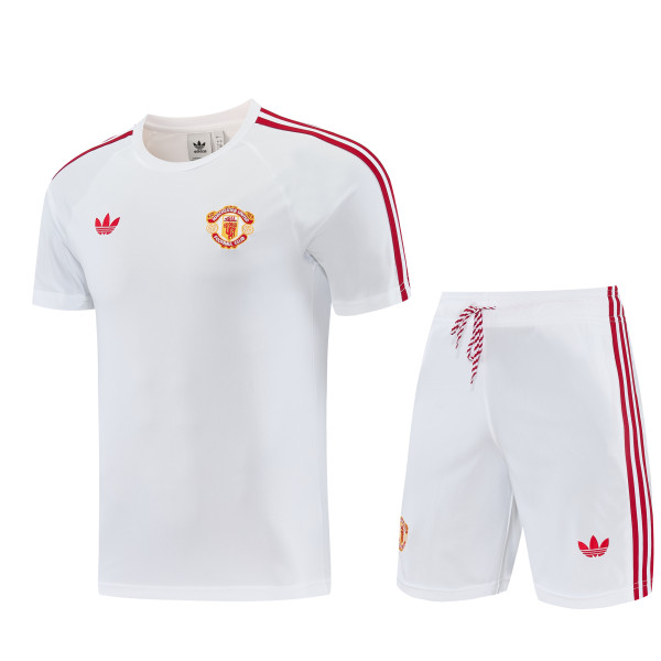 Manchester United  T-shirt  White 1:1 Quality Soccer Jersey  25-26