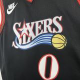 Philadelphia 76ers Retro Black #0 MAXEY 1:1 Quality NBA  Season Jerseys 2026