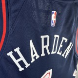 Philadelphia 76ers City Edition Retro Blue #1  HARDEN 1:1 Quality NBA  Season Jerseys  2024