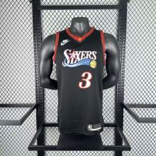 Philadelphia 76ers Retro Black #3 IVERSON 1:1 Quality NBA  Season Jerseys 2026