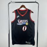 Philadelphia 76ers Retro Black #0 MAXEY 1:1 Quality NBA  Season Jerseys 2026