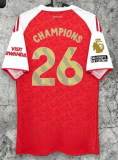 Arsenal  Home  Player 1:1 Quality Soccer Jersey    25-26