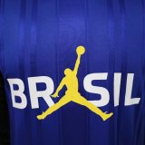 Brazil   POLO  T-shirt  Blue 1:1 Quality Soccer Jersey  26-27 (2026)