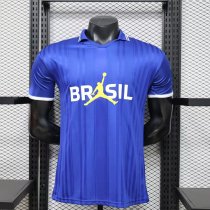 Brazil   POLO  T-shirt  Blue 1:1 Quality Soccer Jersey  26-27 (2026)