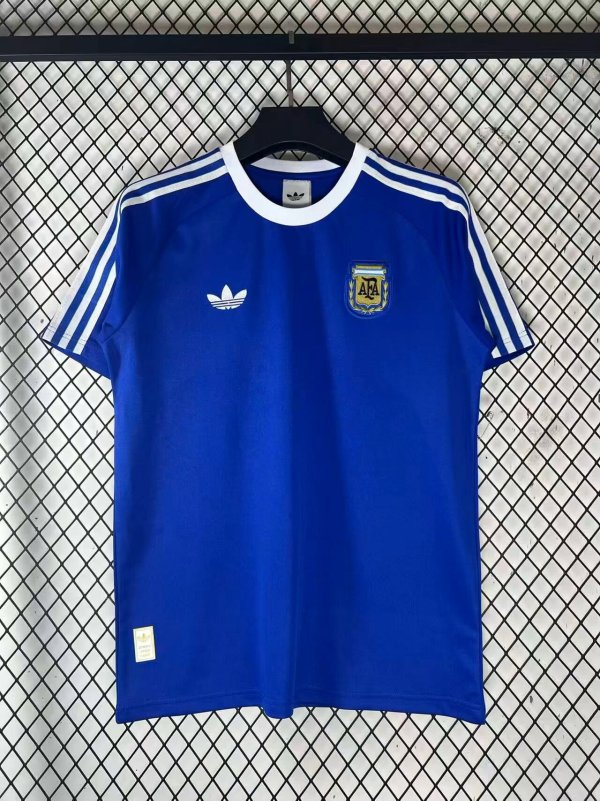 Argentina Training  Blue T-shirt  Special Edition Fans 1:1 Quality Soccer Jersey 26-27（2026）