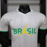 Brazil   POLO  T-shirt  White 1:1 Quality Soccer Jersey  26-27 (2026)