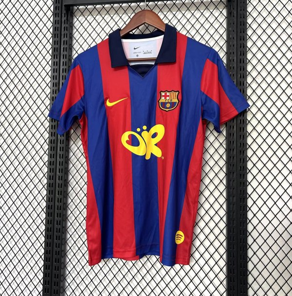 Retro Barcelona   Special Edition Fans 1:1 Quality Soccer Jersey 26-27