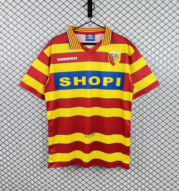 Retro RC Lens Home Fans 1:1 Quality Soccer Jersey 1996-1997