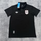 Spain POLO  T-shirt Black  Grey  White Blue  1:1 Quality Soccer Jersey