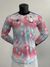 Belgium Away Long Sleeve  Player 1:1 Quality Soccer Jersey  26-27（2026）