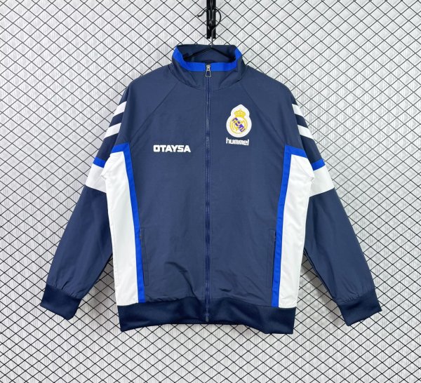 Retro Real Madrid  Windbreaker  1:1 Quality Windbreaker Jersey 1991-1992