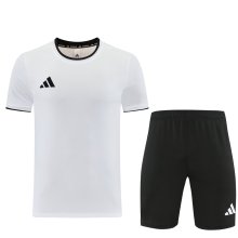 Adidas Clover T-shirt  White sets with pants 1:1 Quality Soccer Jersey  26-27
