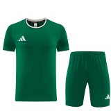 Adidas Clover T-shirt  Green sets with pants 1:1 Quality Soccer Jersey  26-27