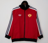 Manchester United Windbreaker  Red  1:1 Quality  Windbreaker  24-25