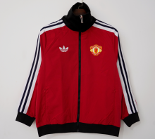 Manchester United Windbreaker  Red  1:1 Quality  Windbreaker  24-25