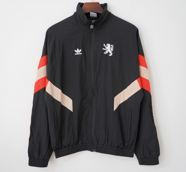 Manchester United Windbreaker  Black 1:1 Quality  Windbreaker  24-25
