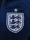 England Windbreaker Blue 1:1 Quality Soccer Jersey  26-27 （2026）
