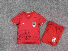 Iran Away kids  Fans 1:1 Quality Soccer Jersey  26-27 (2026)