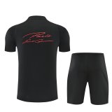 PSG Paris training Black Fans 1:1 Quality Soccer Jersey   26-27 (kids and man ) (16-2XL)