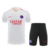 PSG Paris training White Fans 1:1 Quality Soccer Jersey   26-27 (kids and man ) (16-2XL)