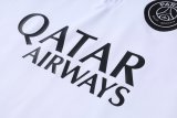 PSG Paris Training Tracksuit White (16- 2XL Kids And Man )  1:1 Quality Training  Jersey 26-27