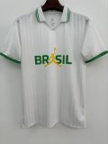 Brazil POLO T-shirt  White Fans 1:1 Quality Soccer Jersey  26-27 (2026)