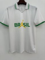 Brazil POLO T-shirt  White Fans 1:1 Quality Soccer Jersey  26-27 (2026)