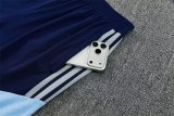Ajax Training  Fans Sets Blue 1:1 Quality Soccer Jersey 26-27  (kids and man ) (16-2XL)
