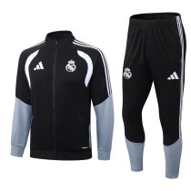 Real Madrid Black Jacket  Tracksuit  1:1 Quality Jacket 26-27