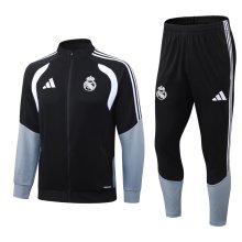 Real Madrid Black Jacket  Tracksuit  1:1 Quality Jacket 26-27
