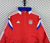 Retro Bayern Munich Windbreaker  Red 1:1 Quality  Windbreaker 2014-2015
