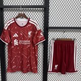 Liverpool Home With Pants Sets   Fans 1:1 Quality Soccer Jersey 26-27