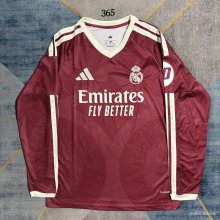 Real Madrid  Third  Away  Long Sleeve Fans 1:1 Quality Soccer Jersey  26-27