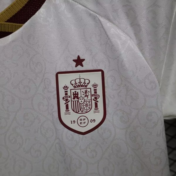 Spain Away Women Player 1:1 Quality Soccer Jersey 26-27（2026）
