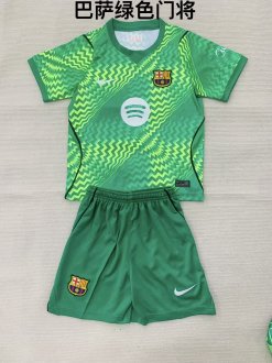 Barcelona Goalkeeper 1:1 Quality Soccer Jersey  26-27 (16-2XL) (kids And  Man )