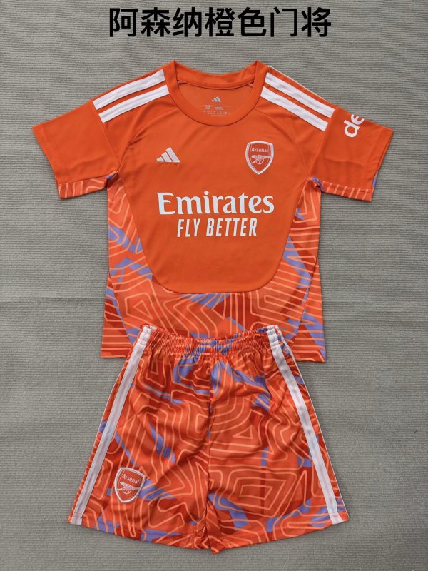 Arsenal Goalkeeper Fans 1:1 Quality Soccer Jersey   26-27 (kids and man) (16-2XL)