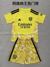 Arsenal Goalkeeper Fans 1:1 Quality Soccer Jersey   26-27 (kids and man) (16-2XL)