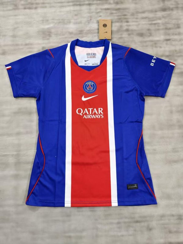 PSG Paris Home Women  Fans 1:1 Quality Soccer Jersey   26-27