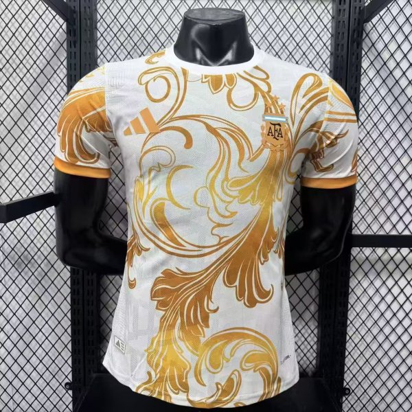 Argentina  Special Edition Player White  Yellow 1:1 Quality Soccer Jersey 26-27（2026）
