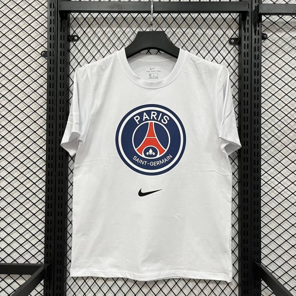 Nike PSG Paris  T-shirt White  Black  1:1 Quality T-shirt 26-27