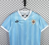 Retro Uruguay Home  1:1 Quality Soccer Jersey  1990
