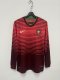 Retro Portugal Home Long Sleeve  Fans  1:1 Quality Soccer Jersey  2014