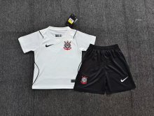 Corinthians Home kids  Fans 1:1 Quality Soccer Jersey   26-27