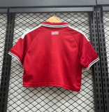 Manchester United  Home women Cheerleading Fans 1:1 Quality Soccer Jersey 26-27