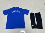 Chelsea  Training  Fans Kits  Blue 1:1 Quality Soccer Jersey 26-27 (Kids And Man )