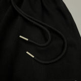 2024/25 Nk~ Black Pure Cotton Sports Trousers Zipper style